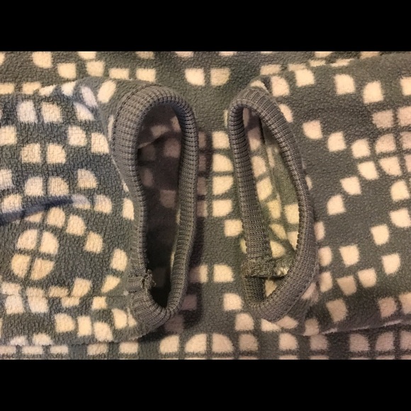 Columbia women’s medium quarter zip fleece pullover sweater, grey white - Picture 5 of 13